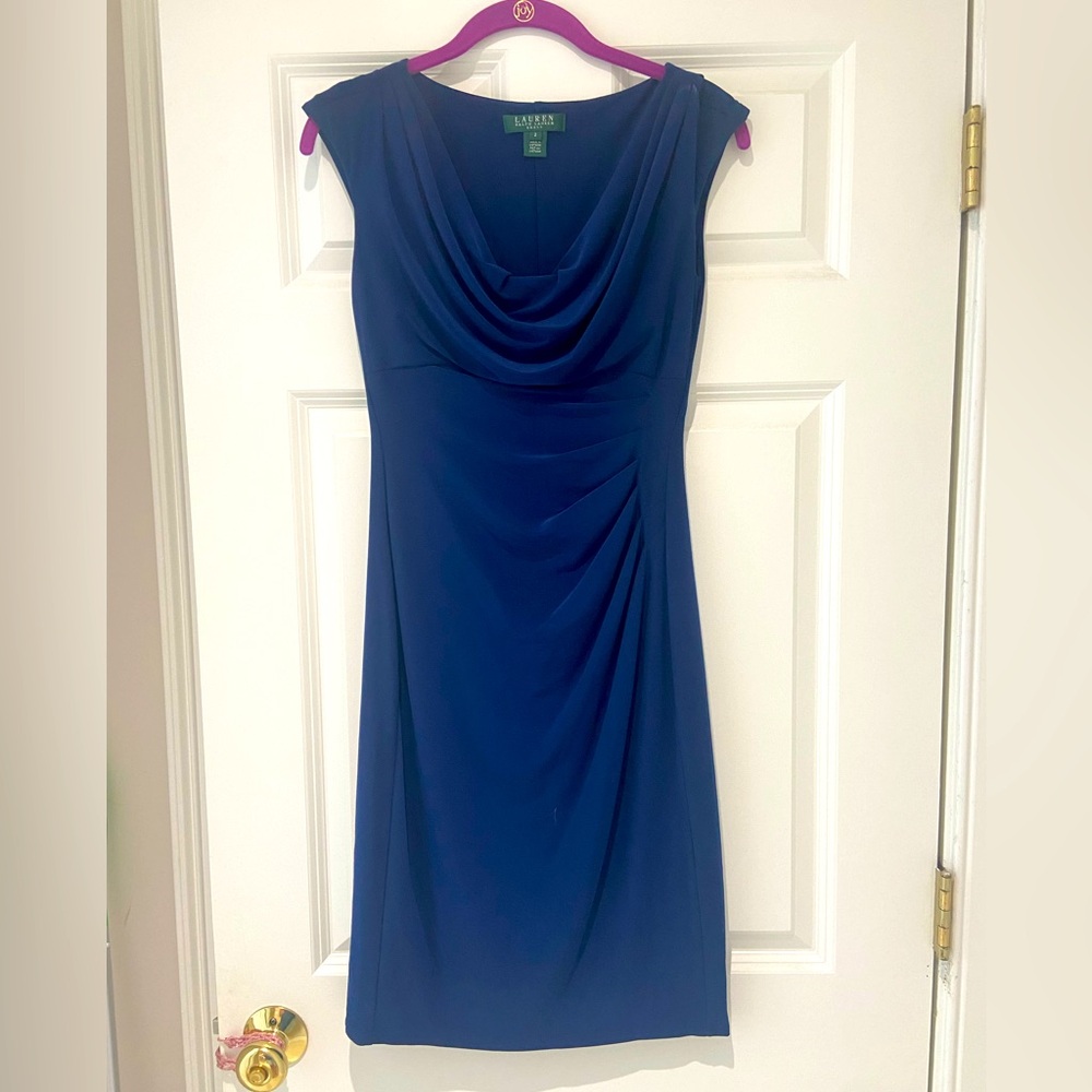 Ralph Lauren dress. Size 2. Navy.